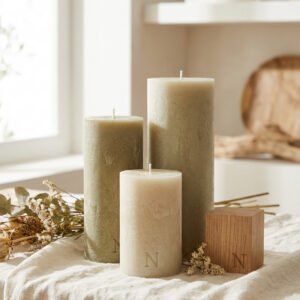 Pillar Candle Set 3pk