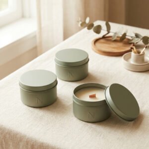 Tin Travel Candle 3pk