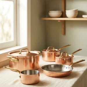Copper Cookware Set 5pc