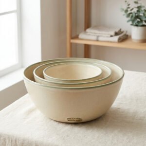 Stoneware Mixing Bowl Set