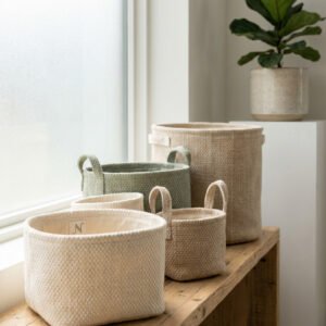 Woven Basket Collection 6pc