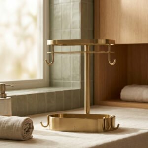 Brass Shower Caddy System