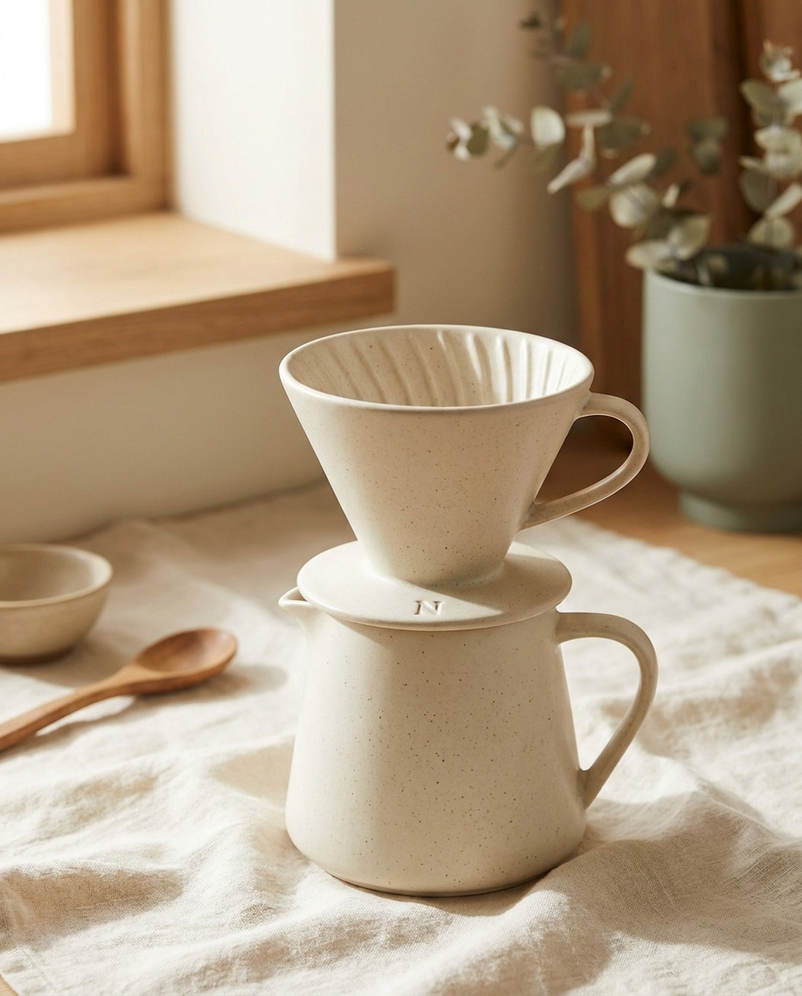 Ceramic Pour-Over Coffee Dripper