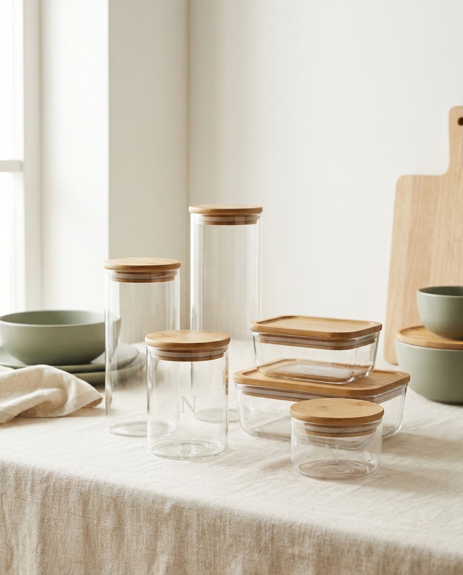 Glass Storage Containers 8pc