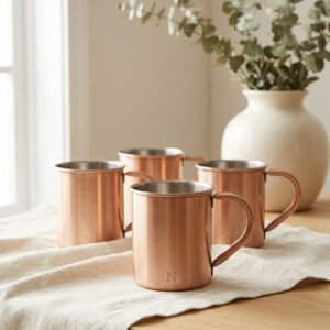 Copper Moscow Mule Mugs 4pk