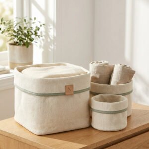 Woven Storage Baskets 3pk
