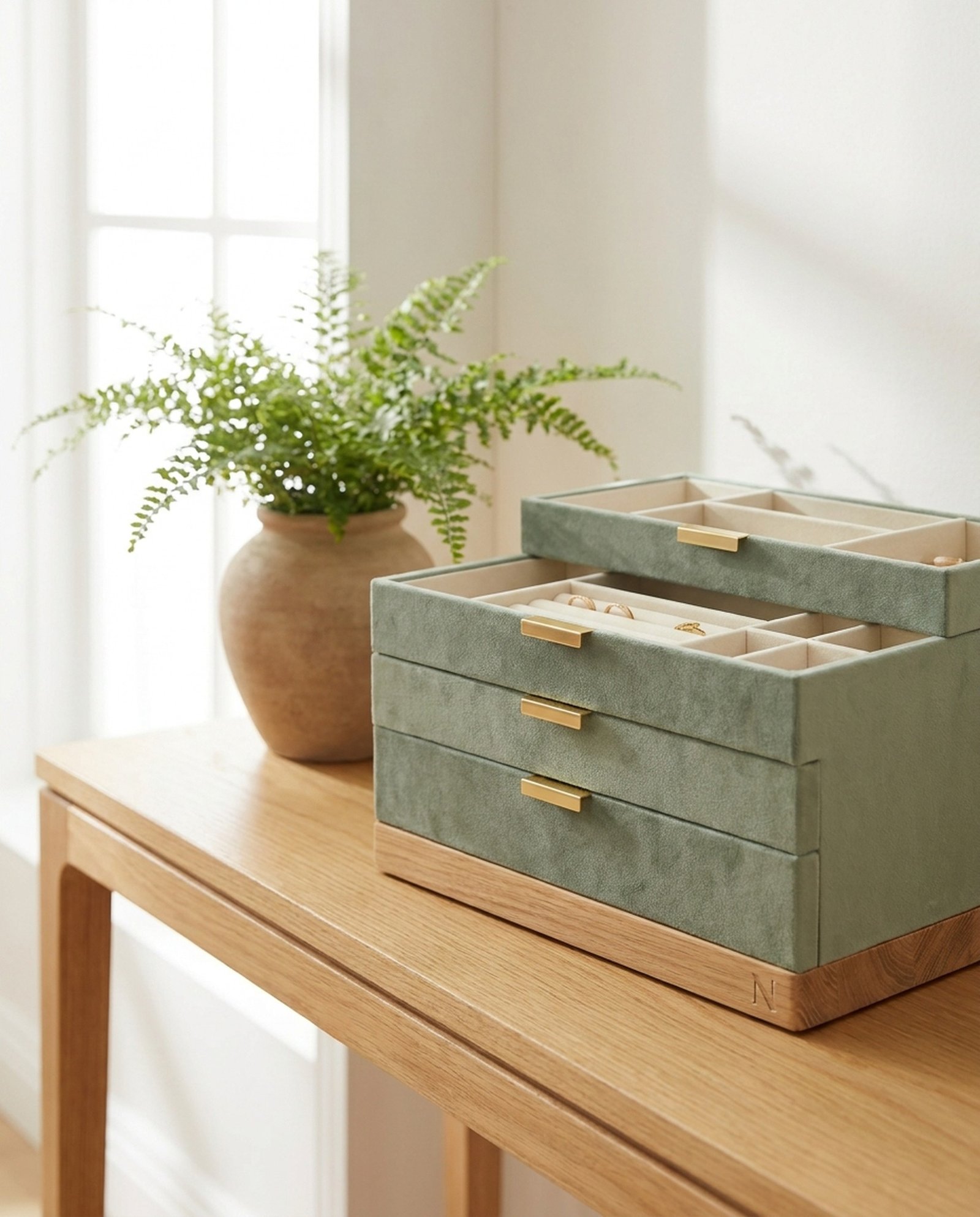 Velvet Jewelry Organizer
