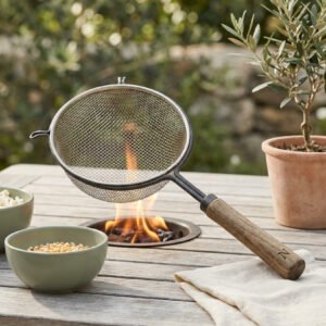Fire Pit Popcorn Popper