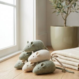 Catnip Mouse Toys 6pk