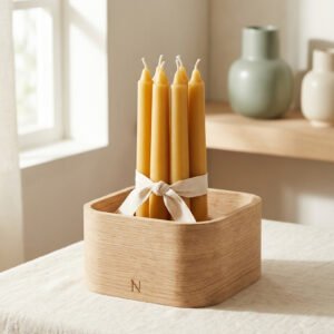 Beeswax Taper Candles 6pk
